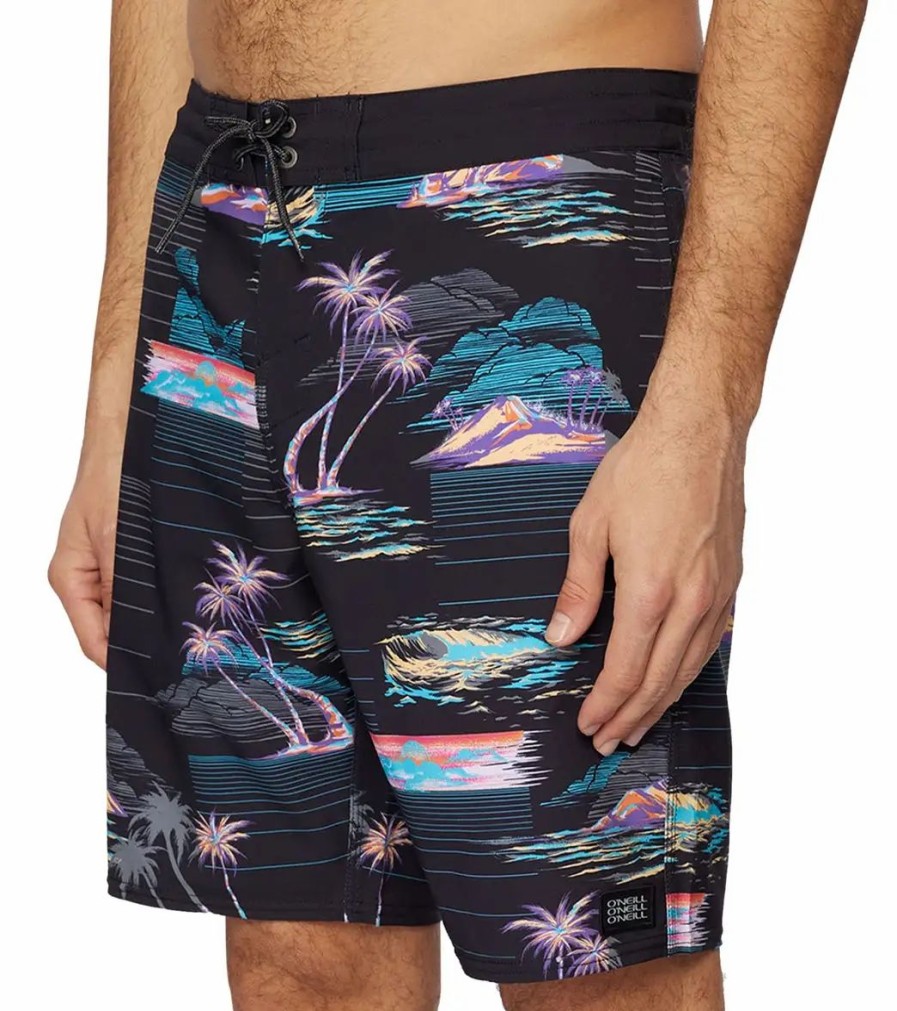 * O'Neill Men'S 19 Scenic Lines Cruzer Board Shorts | Men'S