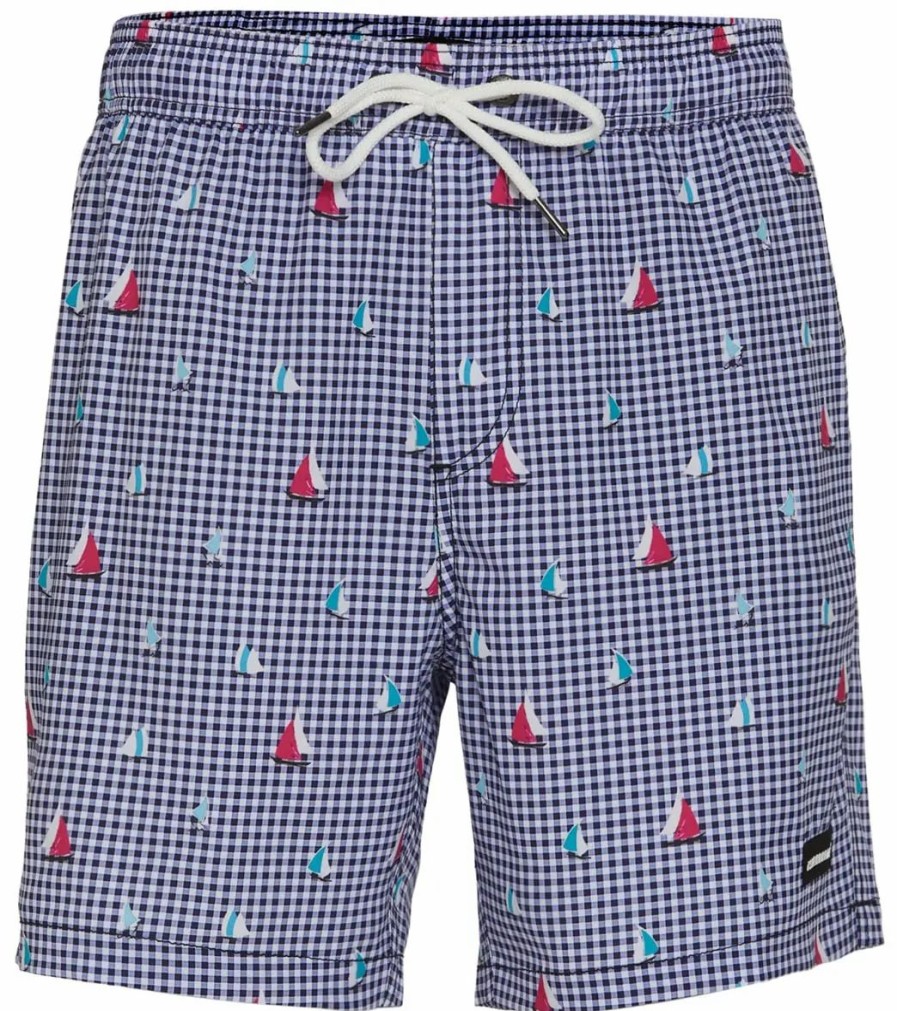 * Island Haze Men'S 17 Full Sail Printed Swim Trunks | Men'S