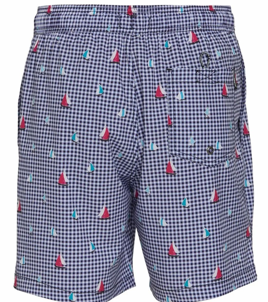 * Island Haze Men'S 17 Full Sail Printed Swim Trunks | Men'S