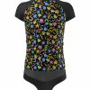 * Nike Girls' Fun Forest Short Sleeve Top Bikini Set (Big Kid) | Girls'