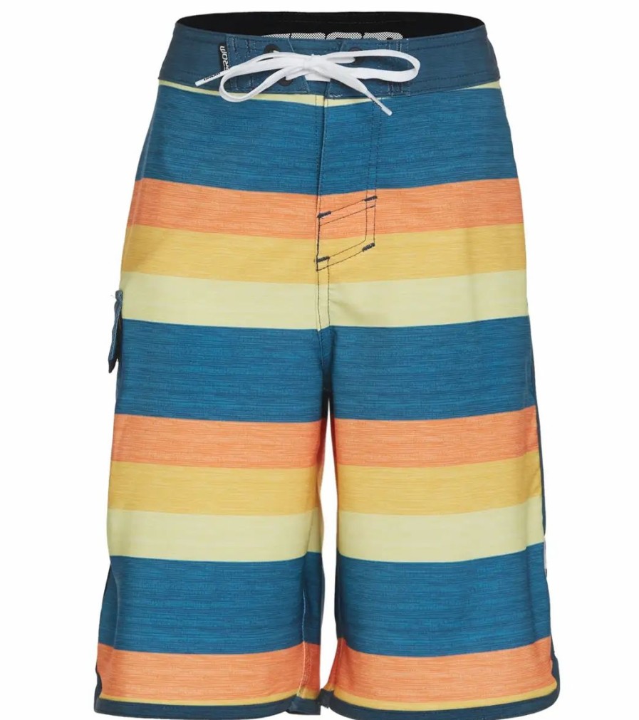 * Grom Boys' Striper Boardshort (Little Kid, Big Kid) | Boys'