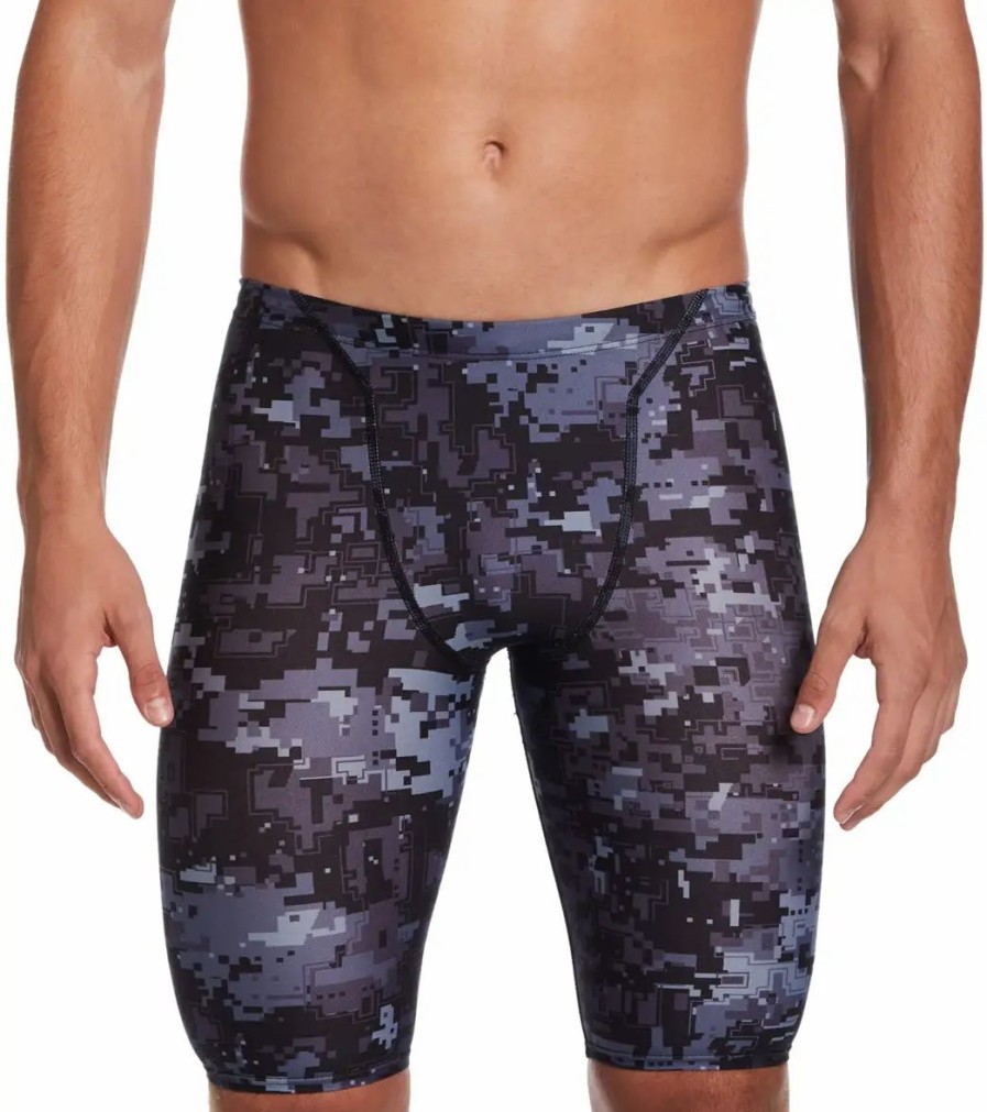 * Nike Men'S Hydrastrong Multi Print Jammer Swimsuit | Men'S