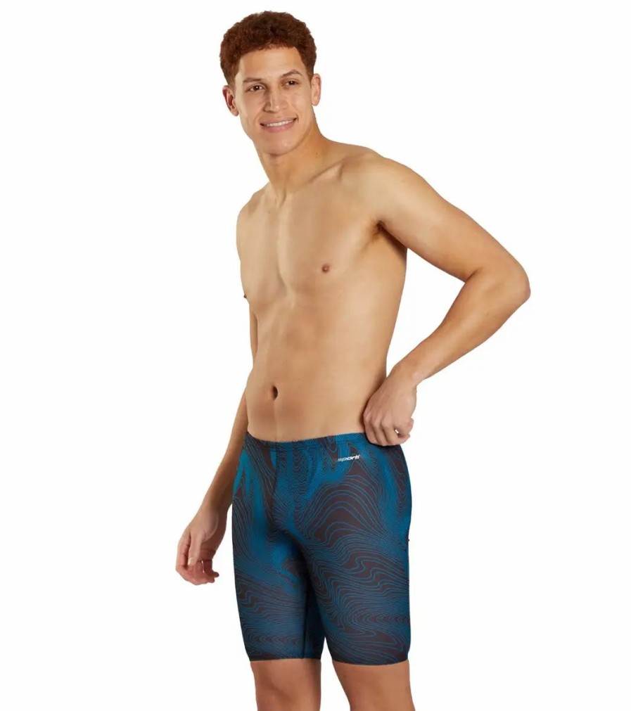 * Sporti Hydrolast Sonar Waves Jammer Swimsuit | Men'S