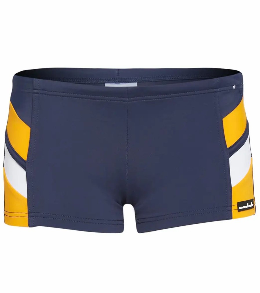 * Wavebreaker Boys' Badehose Square Leg Swim Short (Little Kid, Big Kid) | Boys'