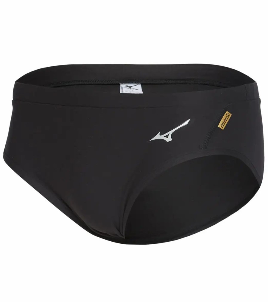 * Mizuno Men'S Exer Solid Brief Swimsuit | Men'S