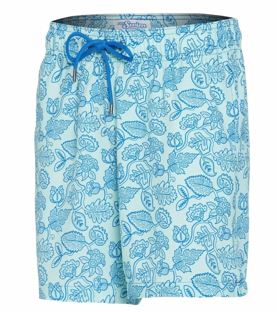 * Mr.Swim Men'S Leafy Floral Swim Trunks | Men'S