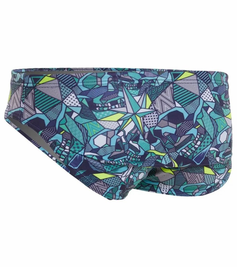 * Turbo Men'S Skull Geo Water Polo Brief | Men'S