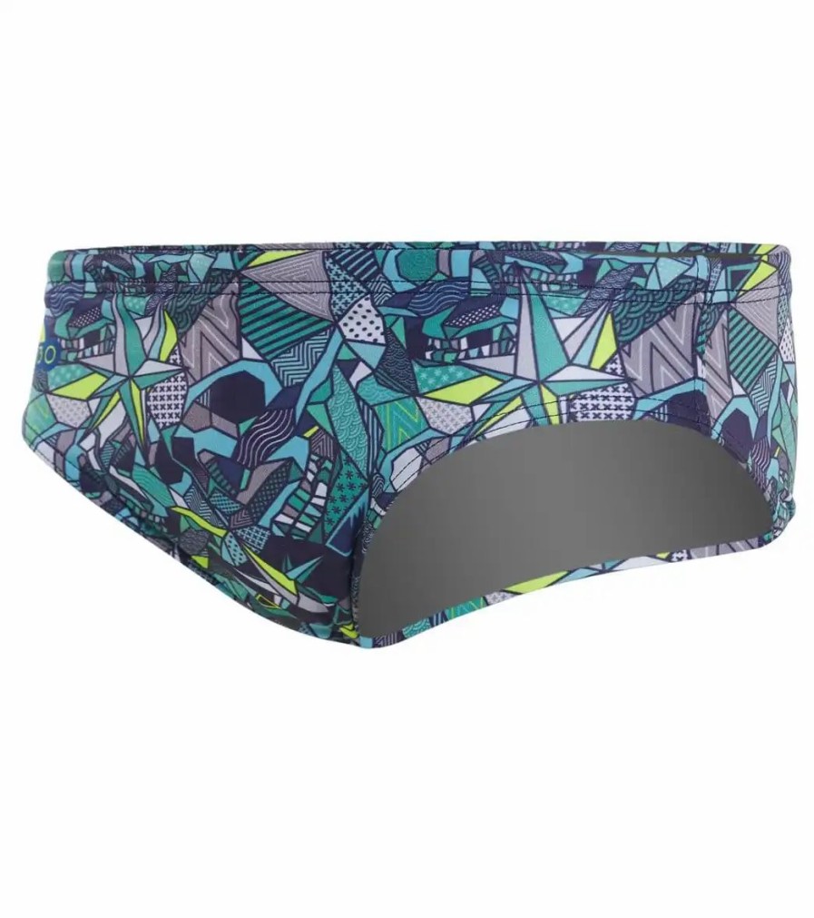 * Turbo Men'S Skull Geo Water Polo Brief | Men'S