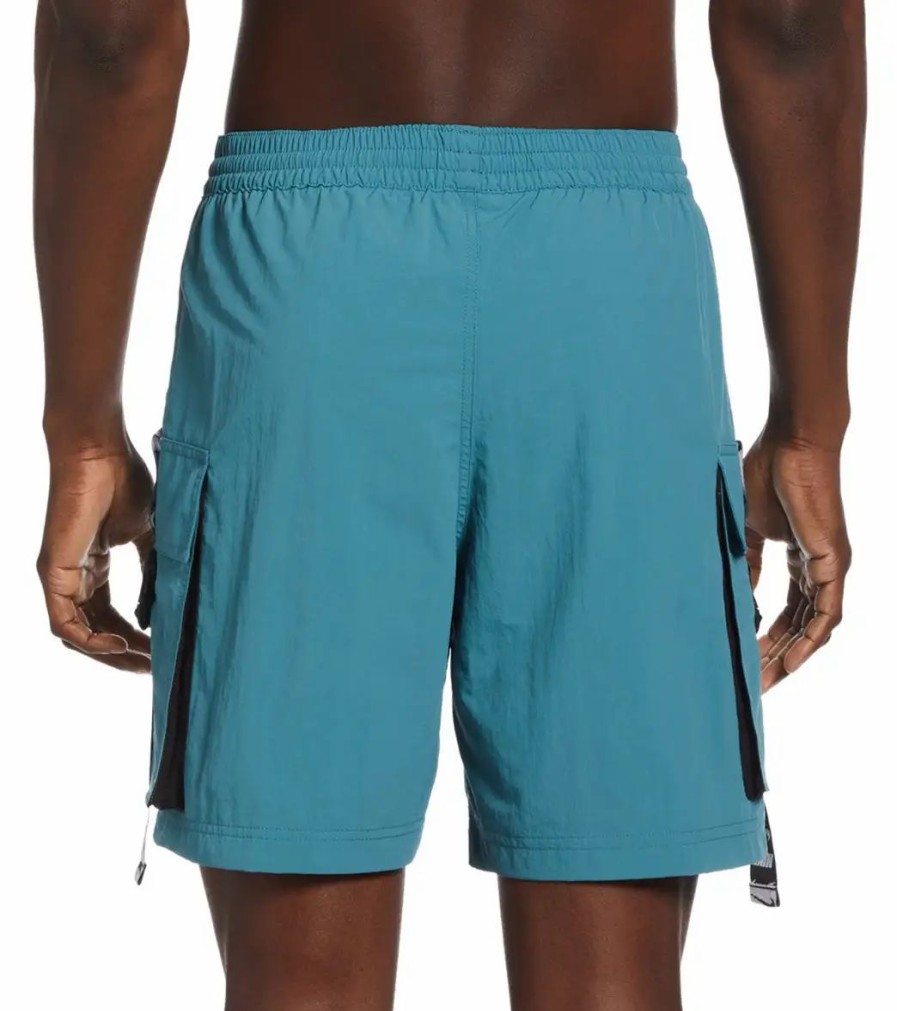 * Nike Men'S 18 Logo Tape Cargo Swim Trunks | Men'S