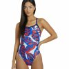 * Arena Women'S Tropicals Challenge Back One Piece Swimsuit | Women'S