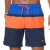 * Speedo Active Men'S 18 Color Blocked Redondo Edge Volley Short | Men'S