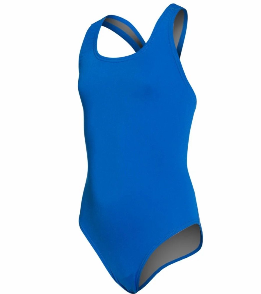 * Speedo Solid Endurance Super Proback Youth Swimsuit Swimsuit | Girls'