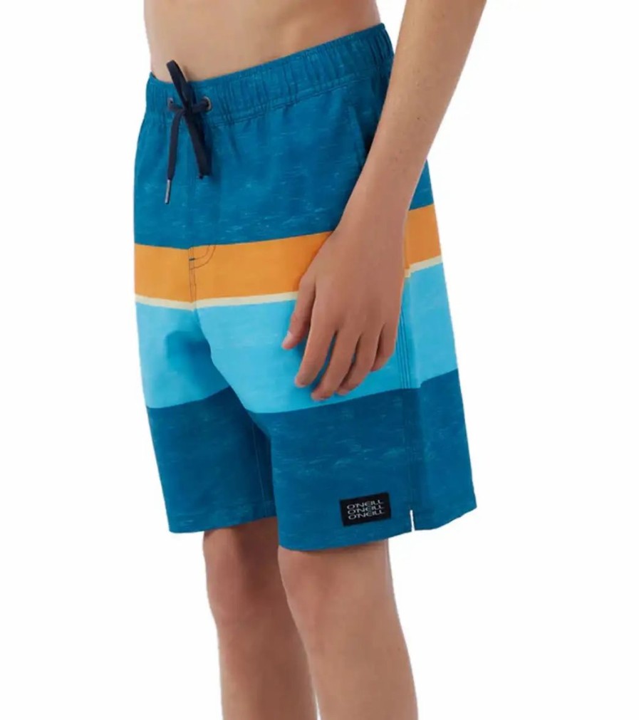 * O'Neill Boys' Hermosa Block Ew Board Shorts (Big Kid) | Boys'