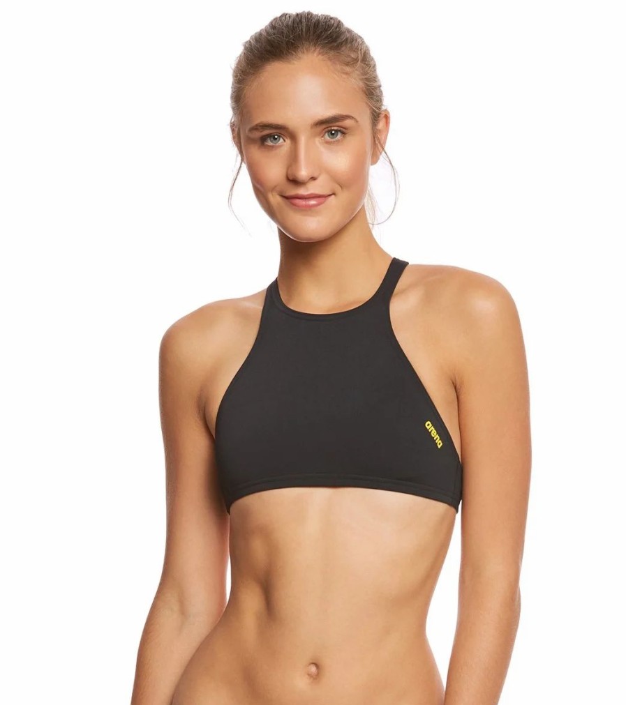 * Arena Women'S Rulebreaker Think Crop Top Bikini Top | Women'S