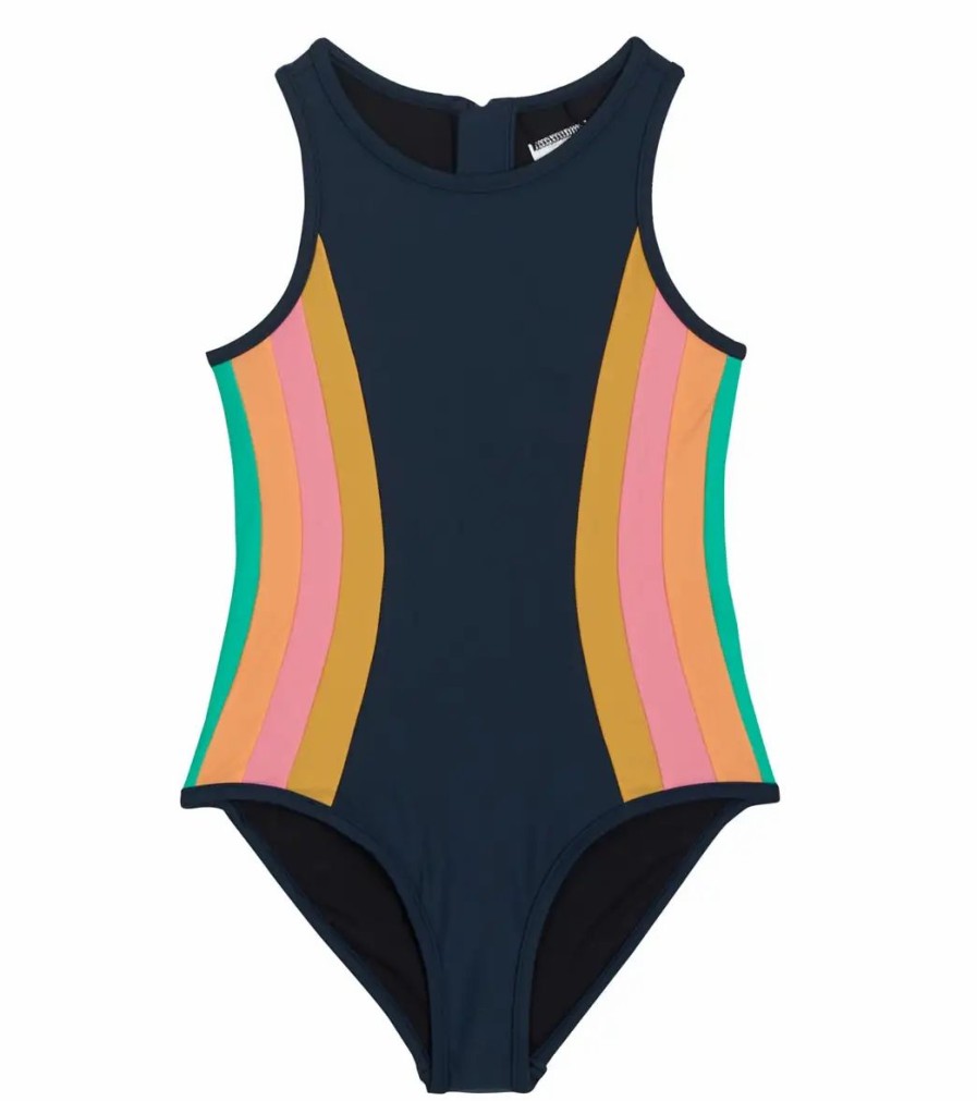 * Rip Curl Girls' Day Break One Piece Swimsuit (Big Kid) | Girls'