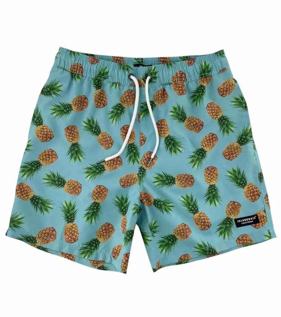 * Island Haze Men'S 17 The Pineapples Printed Swim Trunks | Men'S