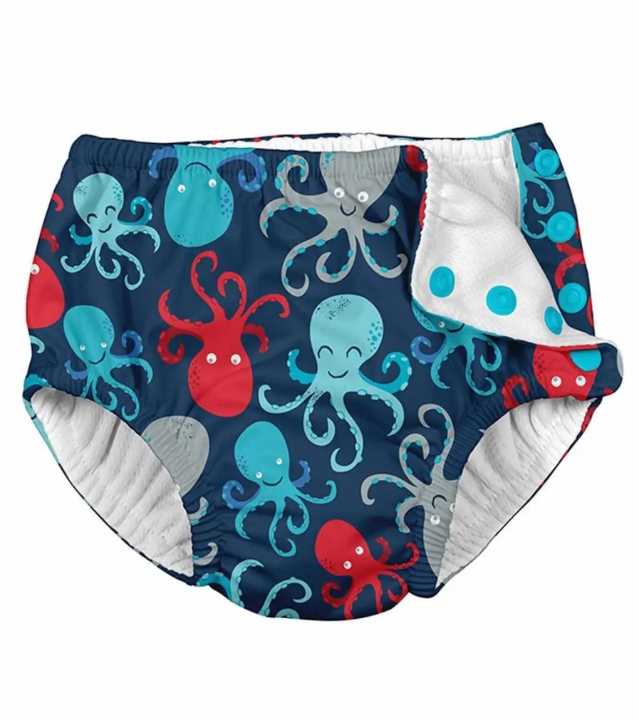 * I Play. By Green Sprouts Boys' Octopus Swim Diaper (Baby, Toddler) | Boys'