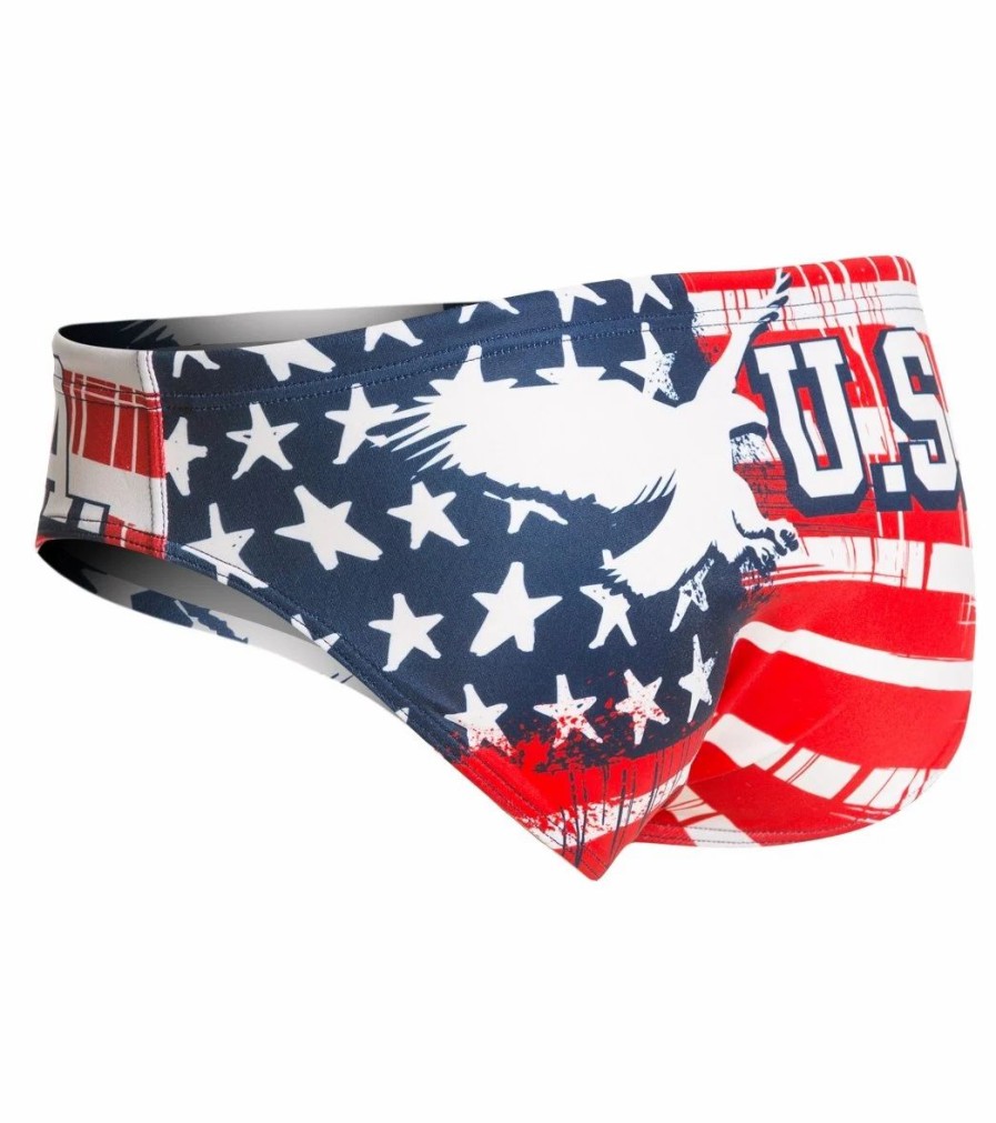 * Turbo Men'S Usa Eagle Water Polo Brief | Men'S