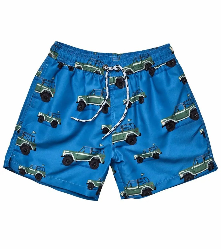 * Snapper Rock Boys' Surf Safari Swim Trunks (Toddler, Little Kid, Big Kid) | Boys'