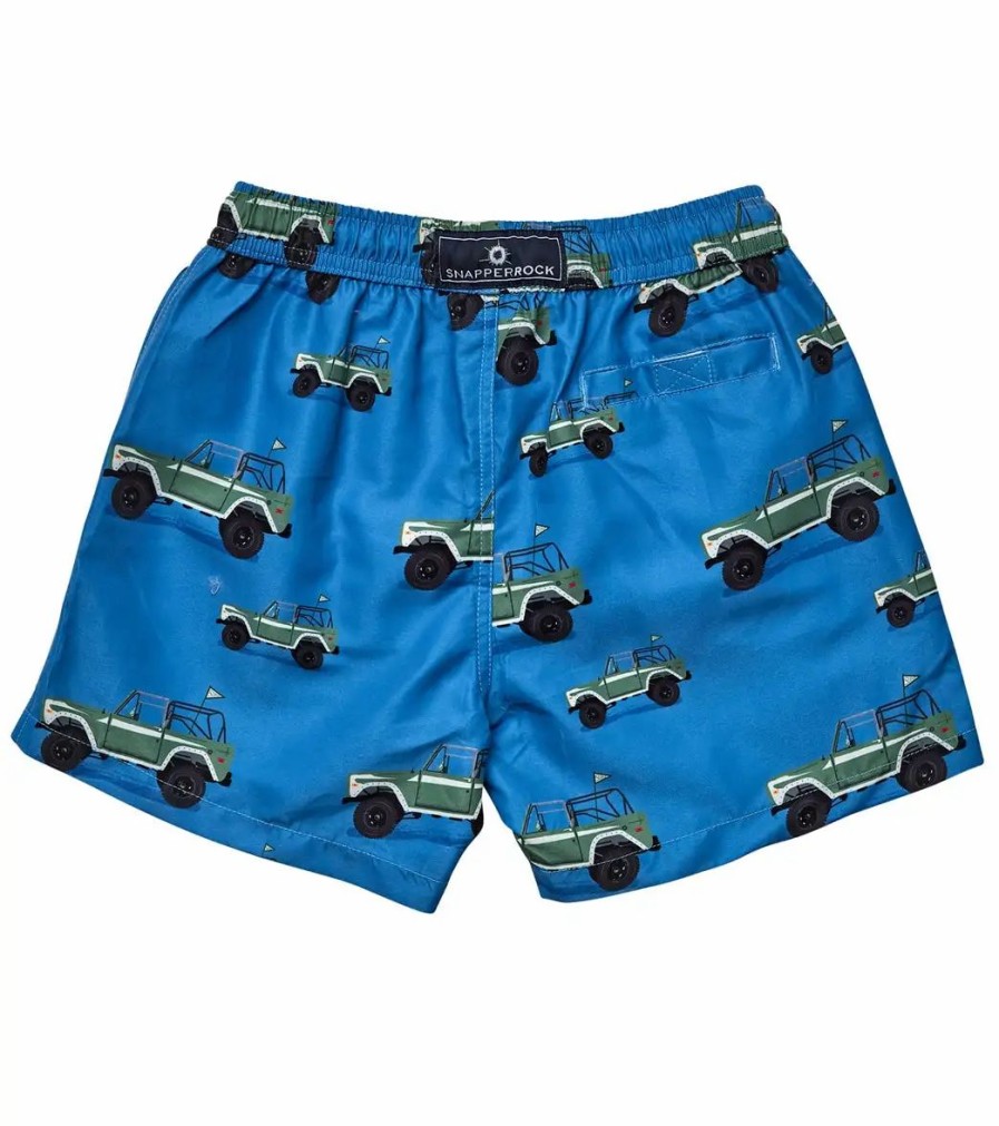 * Snapper Rock Boys' Surf Safari Swim Trunks (Toddler, Little Kid, Big Kid) | Boys'