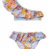 * Snapper Rock Girls' Boho Tropical One Shoulder Two Piece Bikini Set (Little Kid, Big Kid) | Girls'