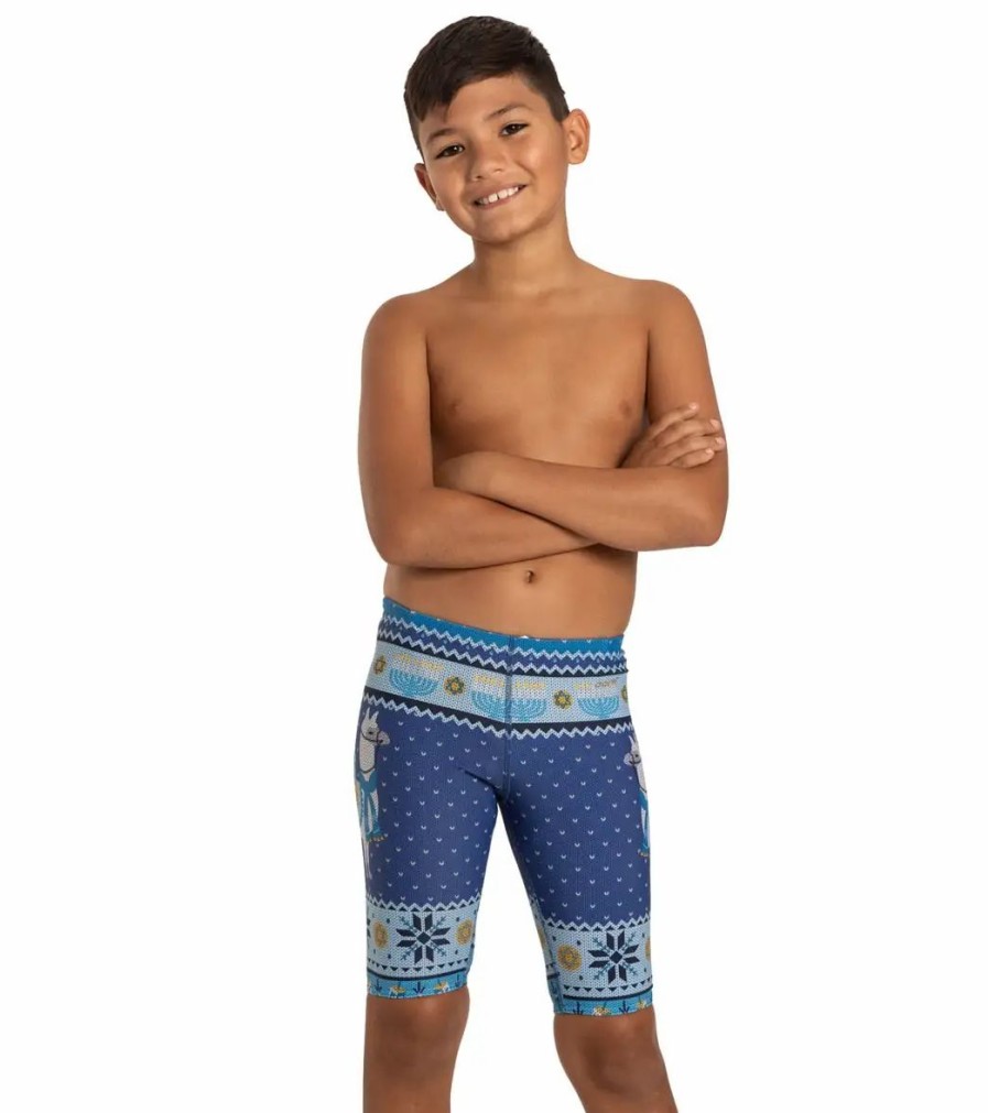 * Sporti Granny Sweater Llamakah Jammer Swimsuit Youth (22-28) | Boys'