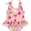 * Snapper Rock Girls' Fruit Fiesta One Piece Skirt Swimsuit (Baby, Toddler) | Girls'