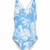 * Roxy Girls' Flowers Addict One Piece Swimsuit (Big Kid) | Girls'