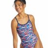 * Sporti New Waves Thin Strap One Piece Swimsuit | Women'S