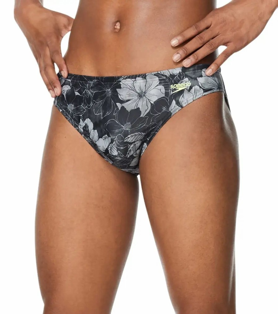 * Speedo Men'S Printed Brief Swimsuit | Men'S