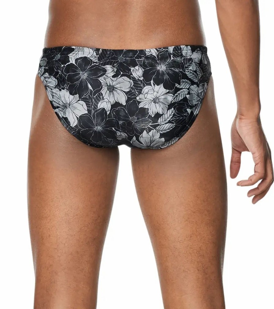 * Speedo Men'S Printed Brief Swimsuit | Men'S