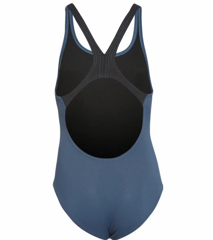 * Arena Girls' Madison Athletic Thick Strap Racer Back One Piece Swimsuit | Girls'