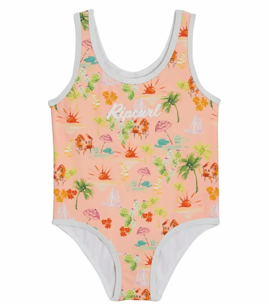 * Rip Curl Girls' Vacation Club One Piece Swimsuit (Toddler, Little Kid) | Girls'