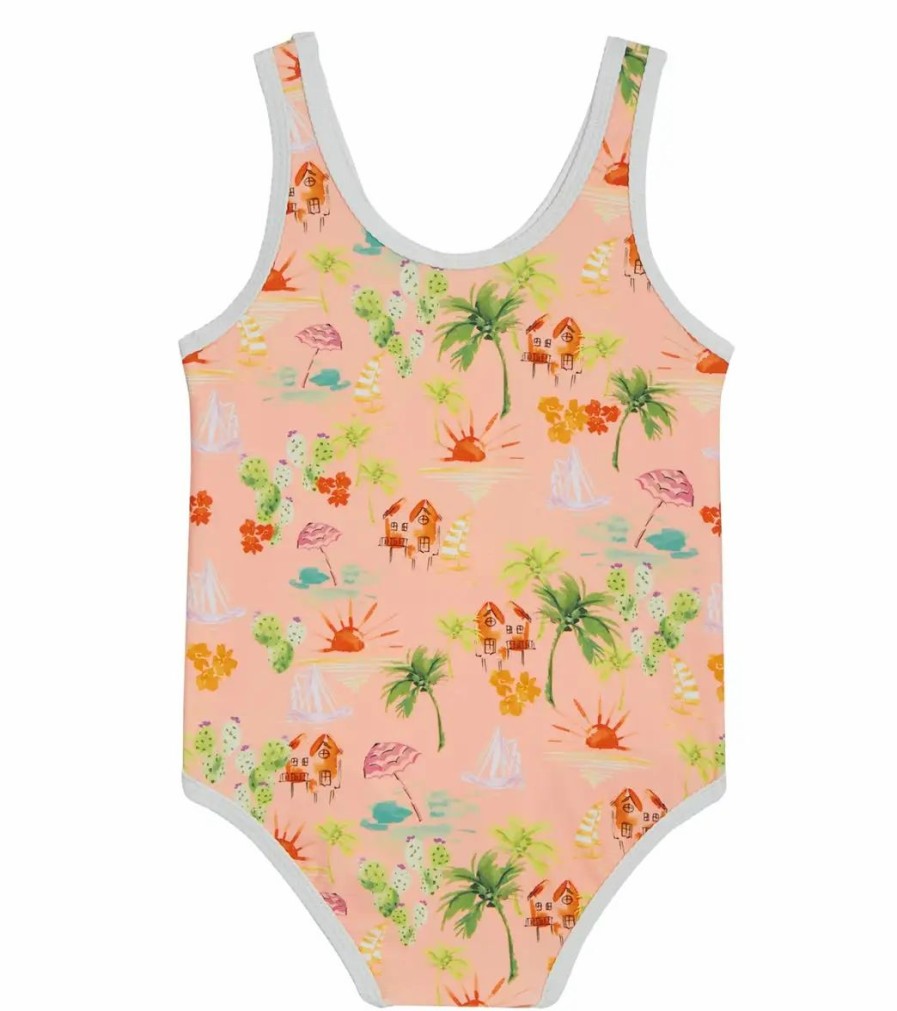 * Rip Curl Girls' Vacation Club One Piece Swimsuit (Toddler, Little Kid) | Girls'