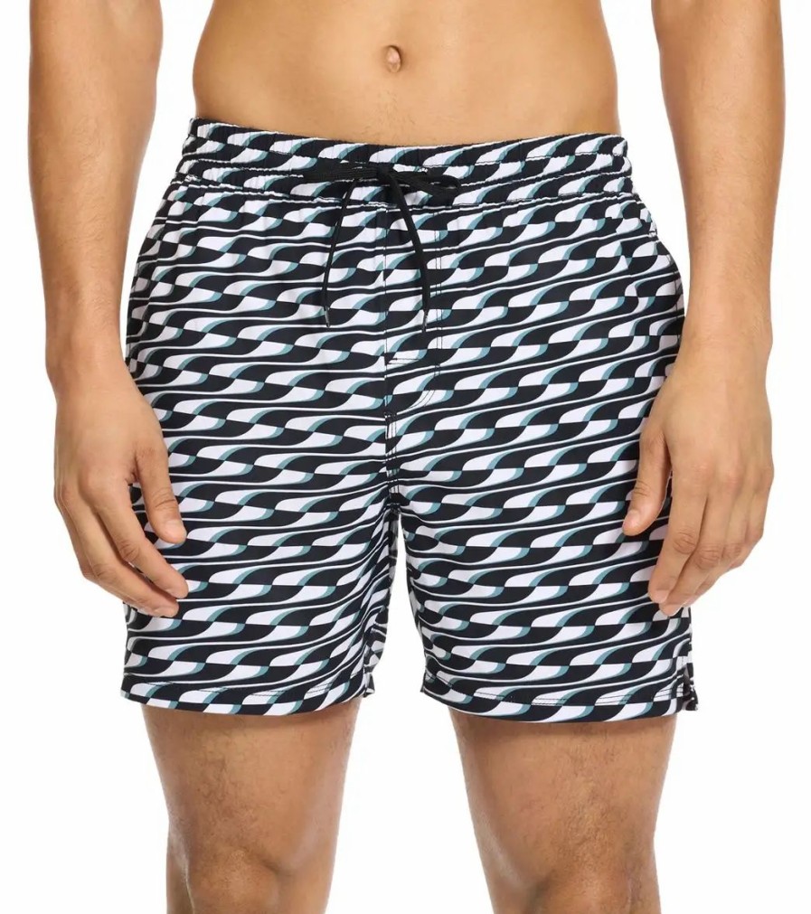 * Puma Men'S 5.5 Quickdry Printed Swim Trunks | Men'S