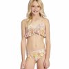 * Billabong Girls' Aint She A Beaut Ruffle Two Piece Bikini Set (Little Kid, Big Kid) | Girls'