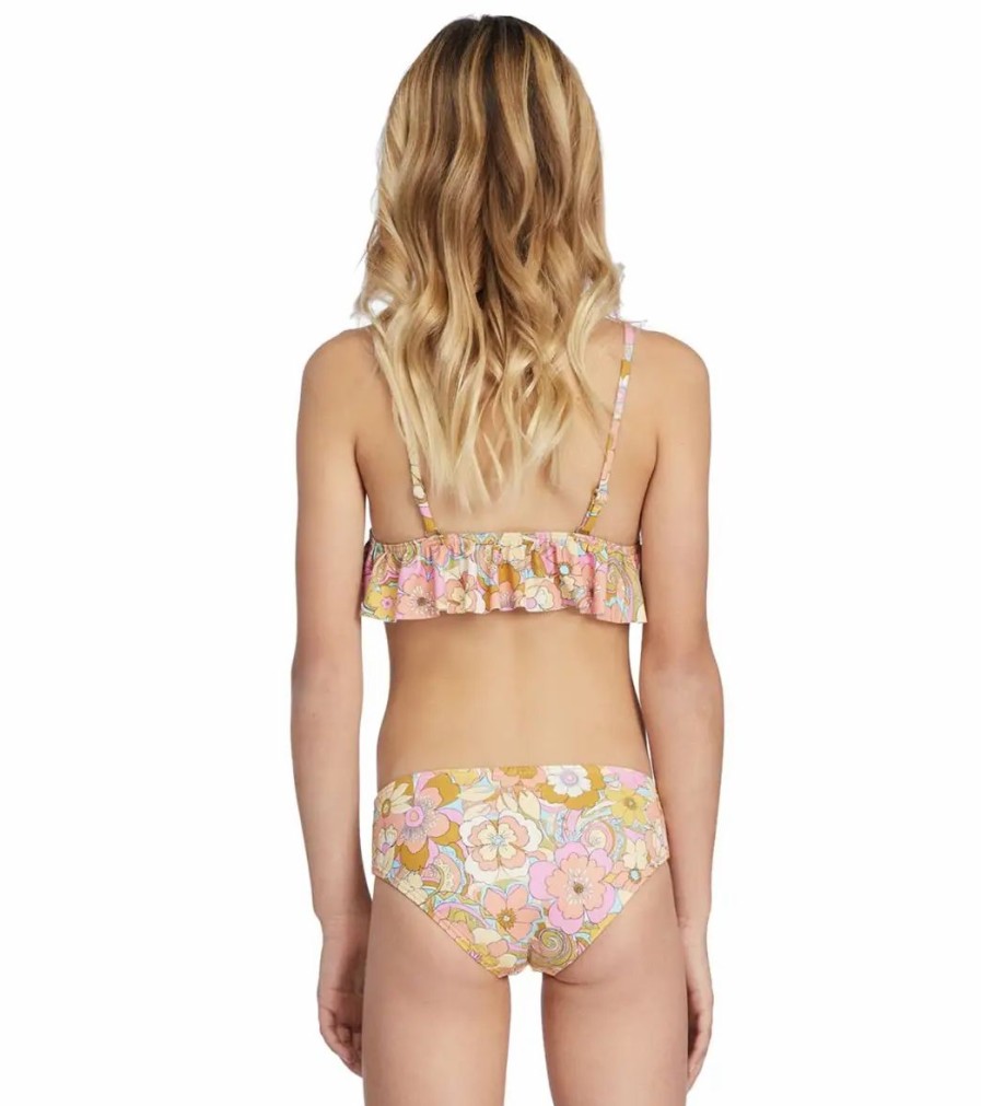 * Billabong Girls' Aint She A Beaut Ruffle Two Piece Bikini Set (Little Kid, Big Kid) | Girls'