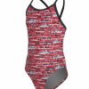 * Sporti Shark Thin Strap One Piece Swimsuit Youth (22-28) | Girls'