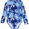 * Snapper Rock Girls' Mango Tango Sustainable Ls Surf Suit (Toddler, Little Kid, Big Kid) | Girls'