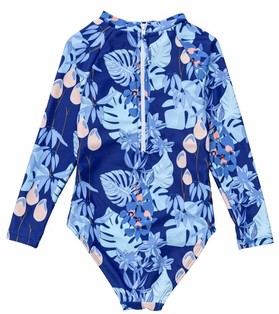 * Snapper Rock Girls' Mango Tango Sustainable Ls Surf Suit (Toddler, Little Kid, Big Kid) | Girls'