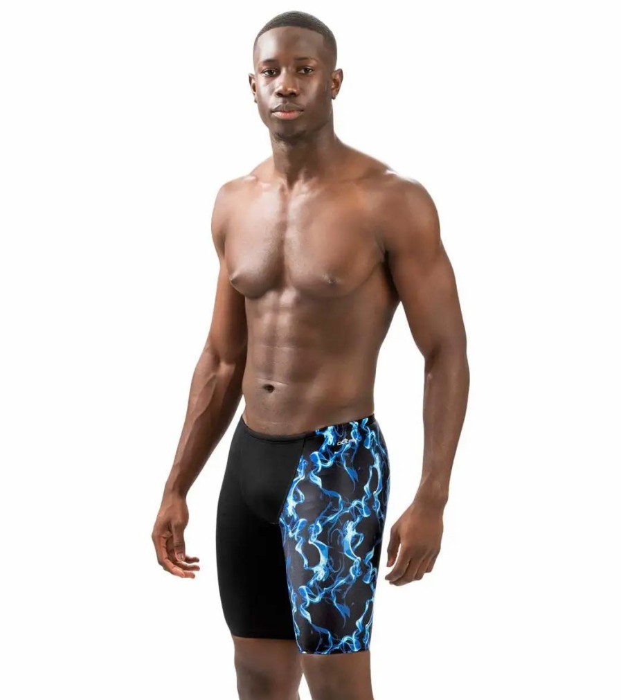 * Dolfin Men'S Reliance Vapor Print Spliced Jammer Swimsuit | Men'S