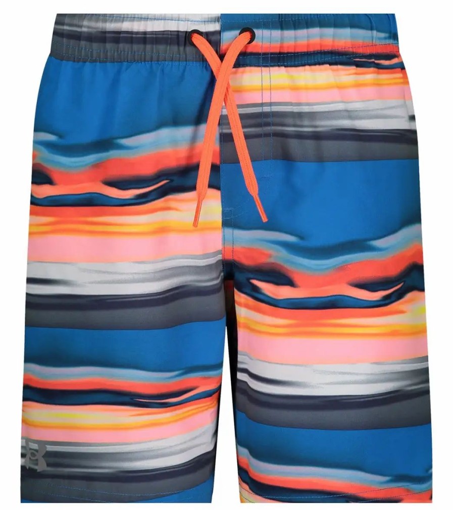 * Under Armour Boys' Ua Serenity Stripe Volley Shorts (Big Kid) | Boys'