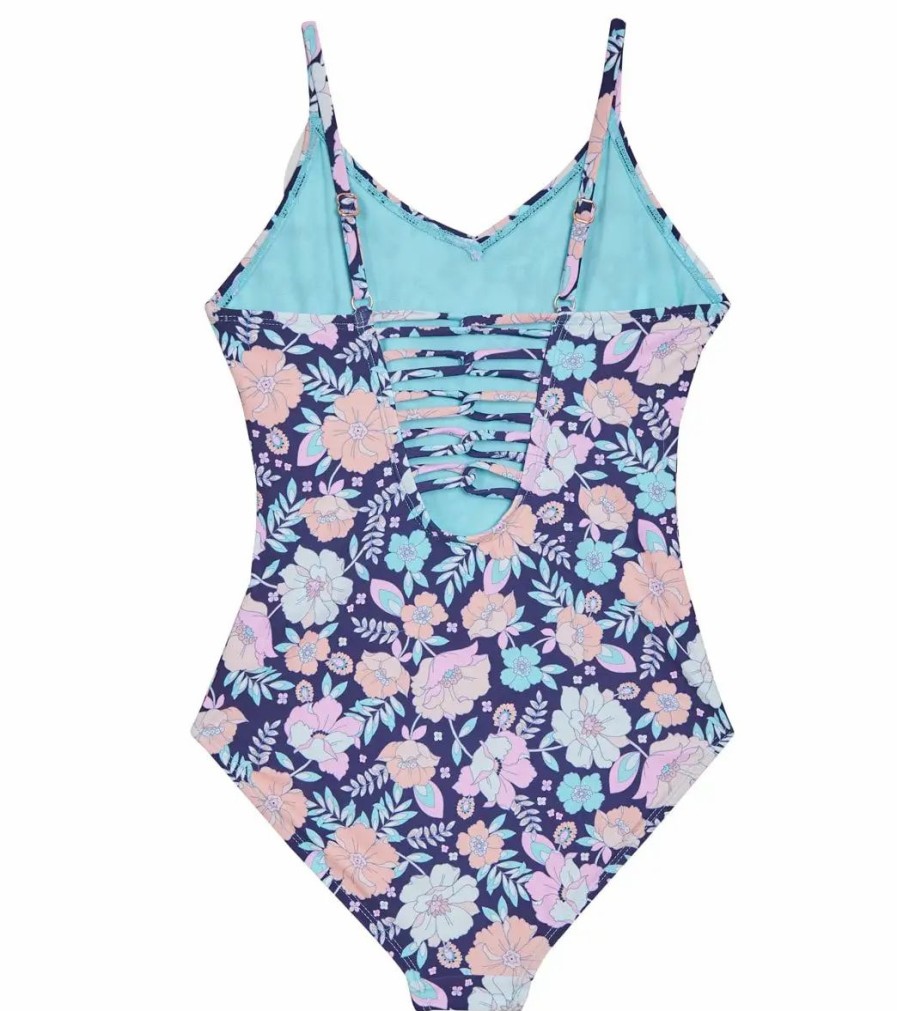 * Raisins Girls' Flower Riot Norie One Piece Swimsuit (Big Kid) | Girls'