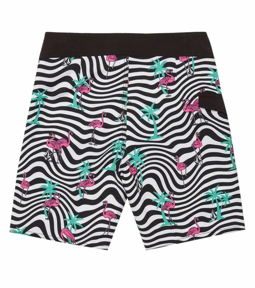 * Volcom Boys' Flamingbros Mod Board Shorts (Big Kid) | Boys'