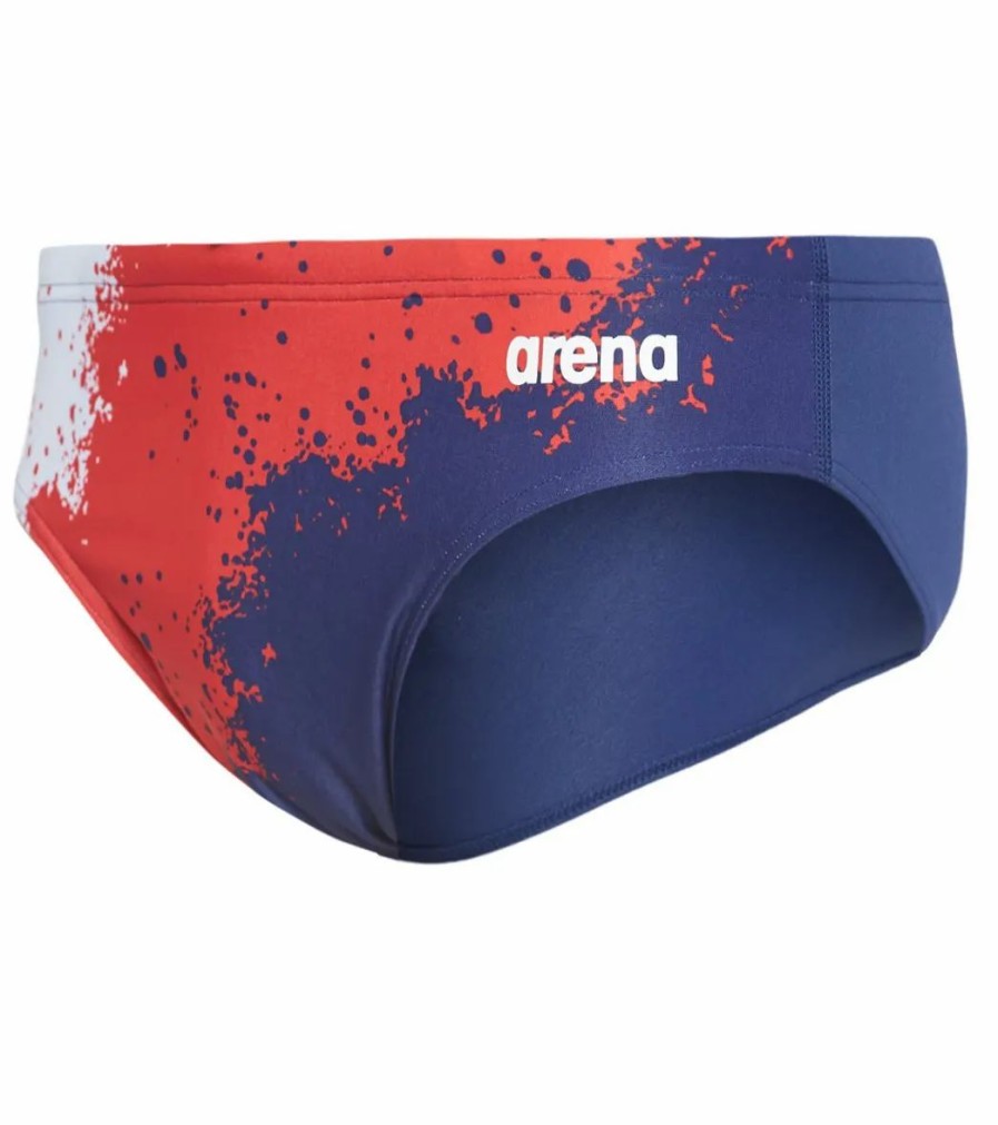 * Arena Men'S Spraypaint Maxlife Brief Swimsuit | Men'S