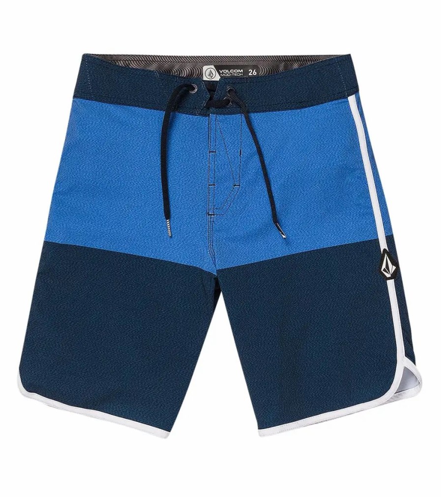 * Volcom Boys' Mod Quarta Scallop Board Shorts (Big Kid) | Boys'