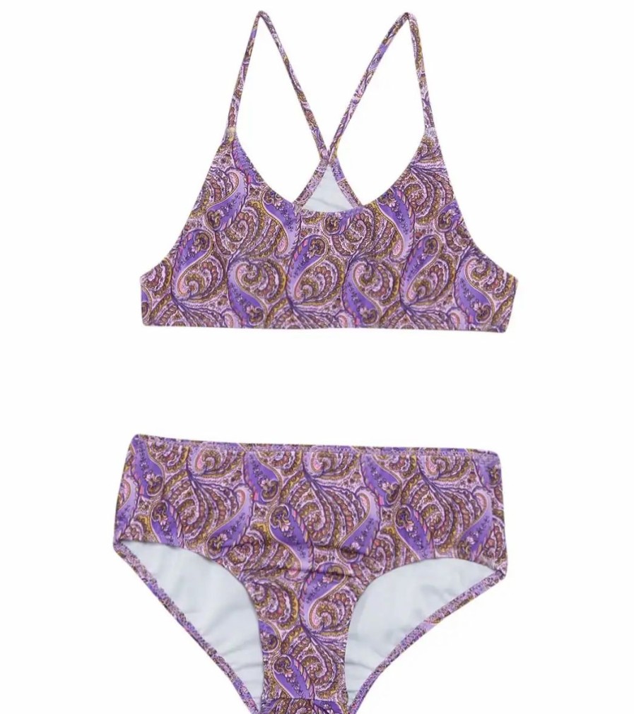 * Tidepools Girls' V-Back Sport Two Piece Bikini Set (Big Kid) | Girls'