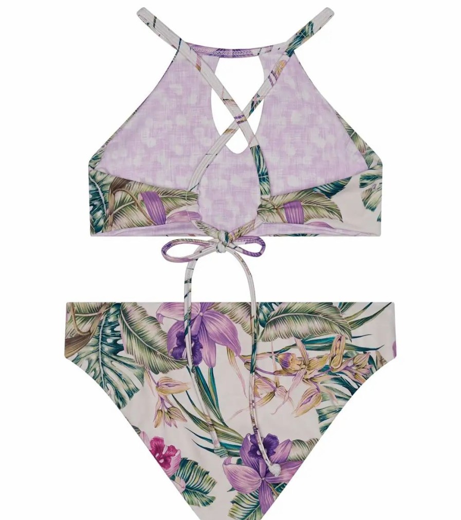 * Splendid Girls' Panama Garden Reversible Two Piece Bikini Set (Big Kid) | Girls'