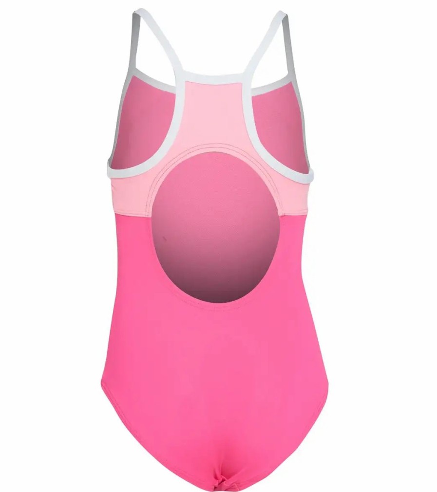 * Finz Girls' Sportback One Piece Swimsuit (Little Kid, Big Kid) | Girls'