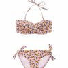 * Snapper Rock Girls' Leopard Love Two Piece Bandeau Bikini Set (Toddler, Little Kid, Big Kid) | Girls'